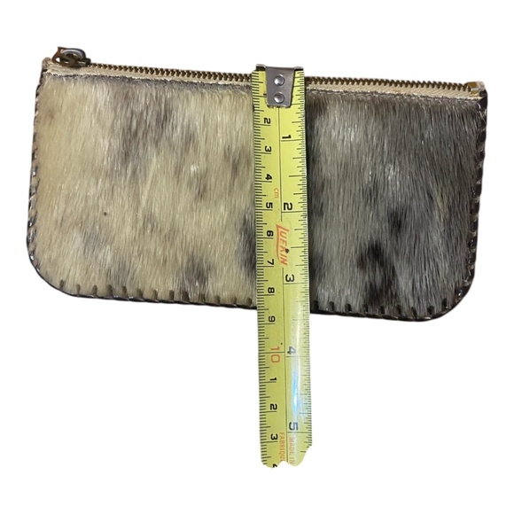 Vintage seal skin wallet. Handmade. Antique (?) - Picture 4 of 16